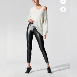 Carbon38 High Rise 7/8 Legging in Takara Shine sz L